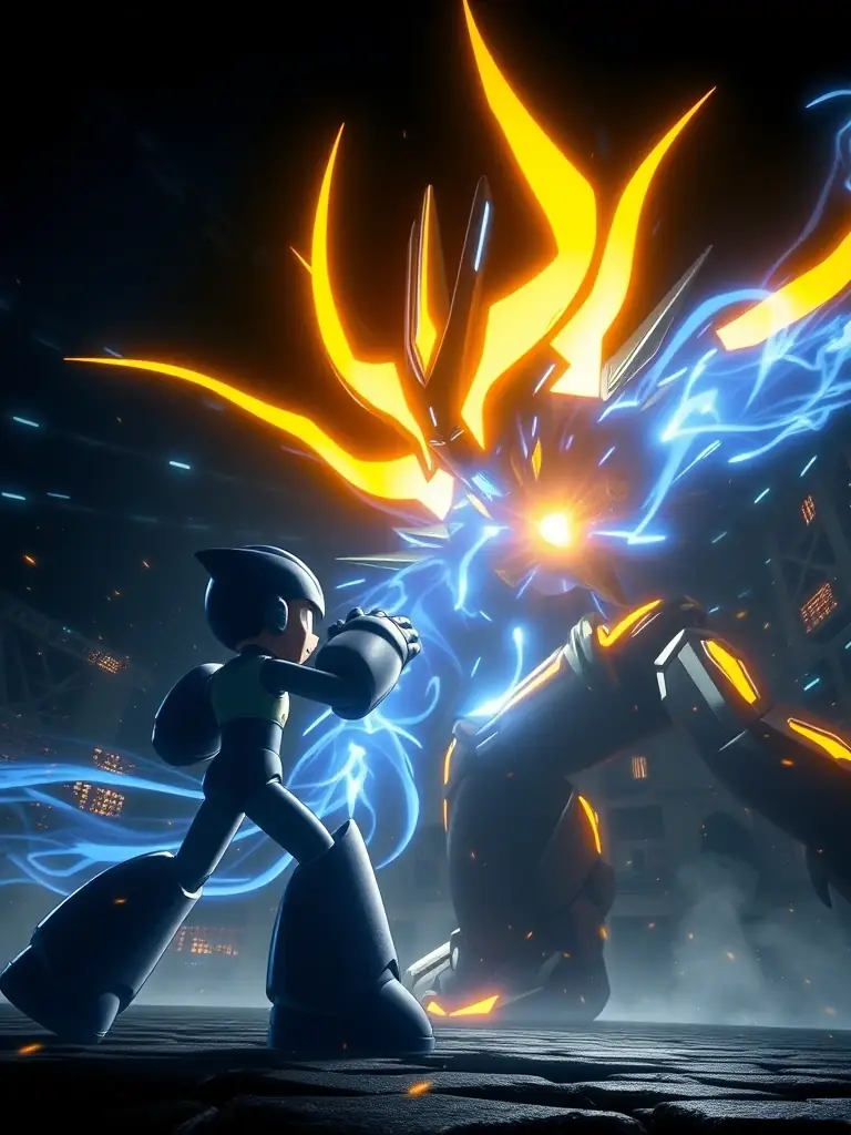 A screenshot of Mega Man X fighting Sigma, showcasing the final boss battle.
