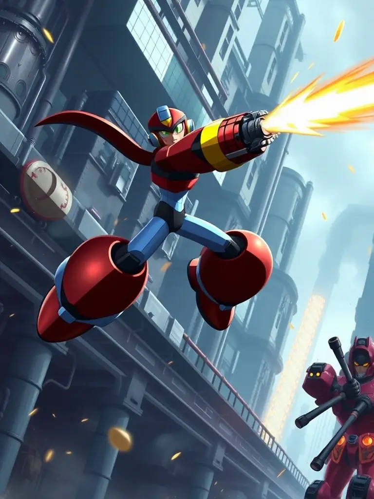 A screenshot from Mega Man X showing X battling Vile in the intro stage, highlighting the initial challenge of the game.