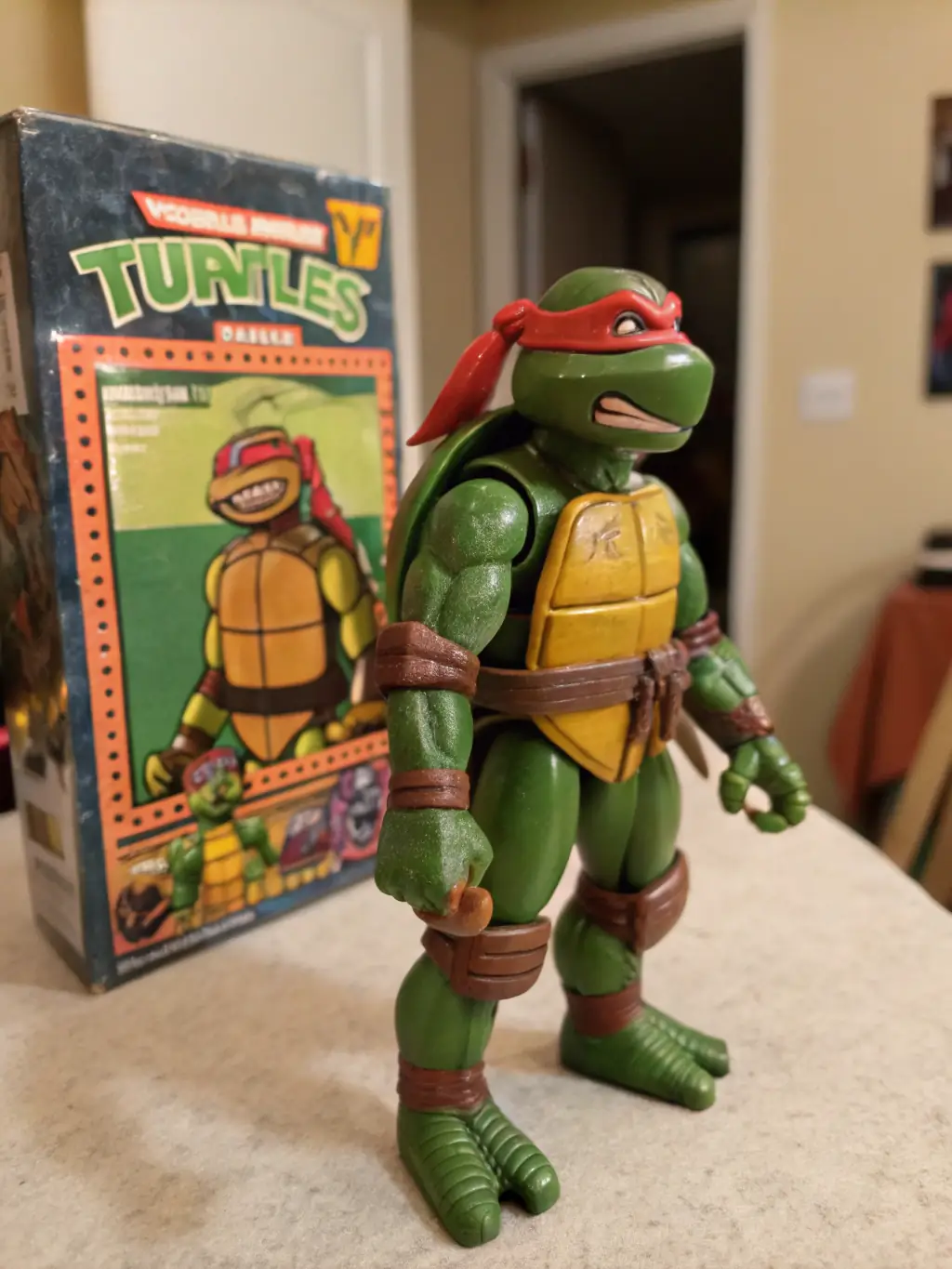 A photograph of a rare Mega Man X action figure still in its original packaging, emphasizing its collectible value.
